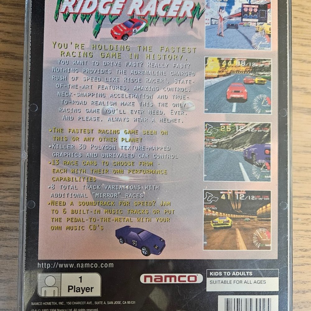PlayStation Ridge Racer Long Case C.I.B - Picture 4 of 4
